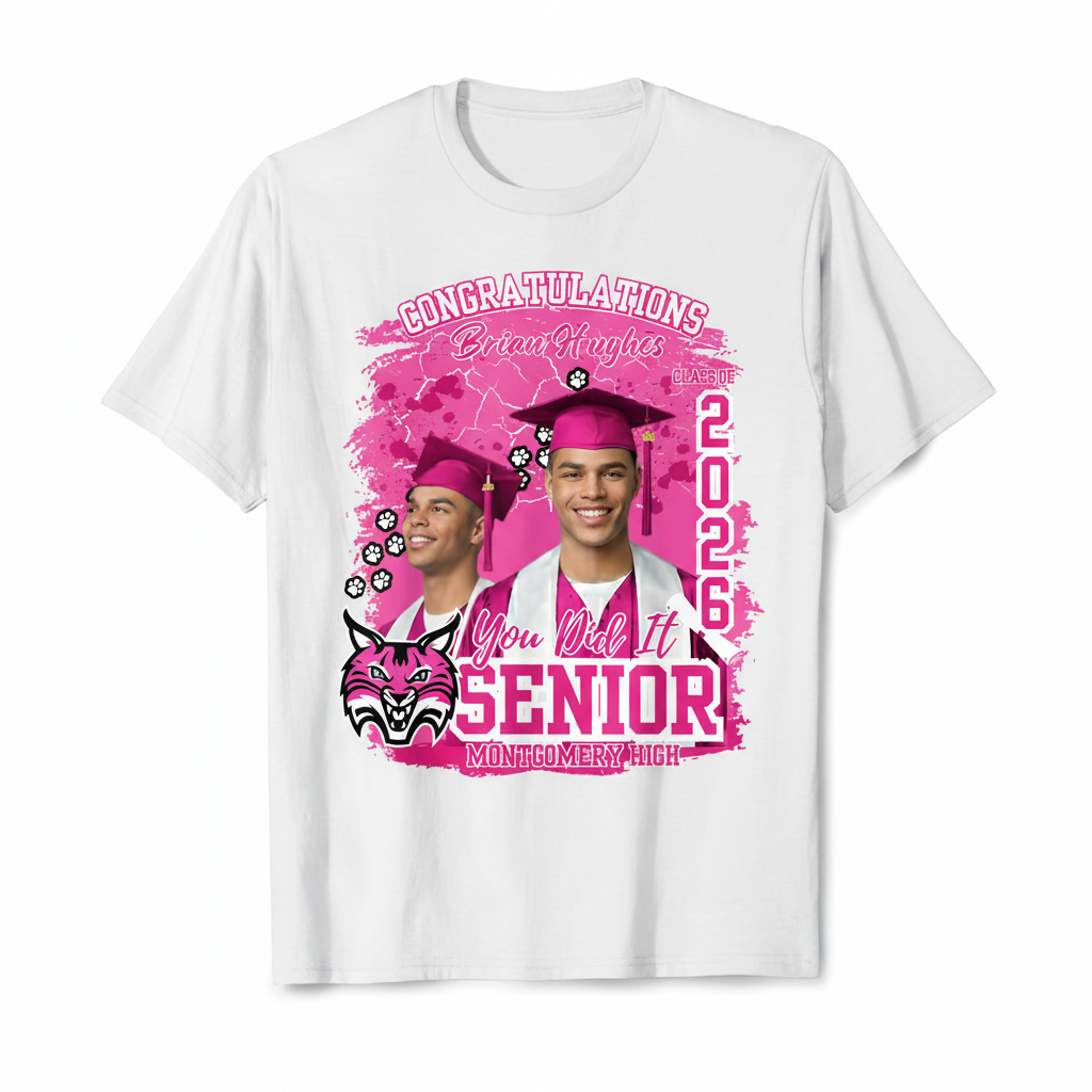 Graduation Shirt - Pink